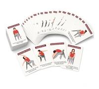 Chair Yoga Cards for Beginners, 36 Poses Seated Stretching Exercise Deck