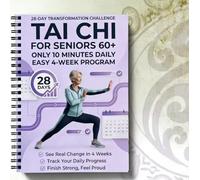 Chair Yoga is Simple Plan Book - A5 Spiral Bound Exercise Guide for Seniors & Beginners - Low-Impact Full Routines to Increase Strength & Flexibility - 5.5x8.3” Portable Fitness Journal