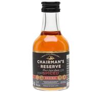 Chairman's Reserve Spiced Rum Miniature | Rum with natural flavours Distilled, blended and bottled in Saint Lucia 40% ABV, 5cl, Perfect for neat tasting and easy to make cocktails