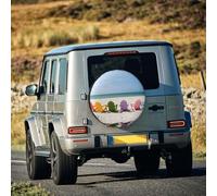 Chairs Beside The Blue Sea Sky Rv Spare Tire Cover For Trailers,Waterproof Dust-Proof Camper Spare Tire Cover Tire Protectors For Trailer