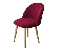 Chairs Covers for Dining Room set of 1/2/4 Curved Back Chair Covers Slipcover Stretch Velvet Green/White Waterproof Dining Chair Seat Covers Home Kitchenchairs Protectors ( Color : K , Size : 1PCS )