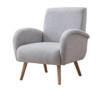 chairus Armchair for Living Room Accent Chair Single Upholstered Lounge Tub Chair with Wooden Legs