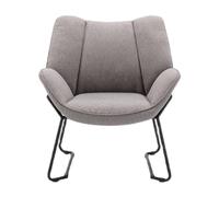 chairus Armchair for Living Room Upholstered Tub Chair Single Occasional Accent Chair with Metal Legs