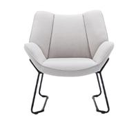 chairus Armchair for Living Room Upholstered Tub Chair Single Occasional Accent Chair with Metal Legs