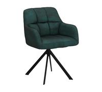chairus Velvet Desk Chair Upholstered Armchair Home Office Chair 360°Swivel