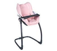 Smoby - Maxi-Cosi 3-in-1 Doll High Chair - for Dolls up to 42 cm, Seat Shell, High Chair, Car Seat & Swing Seat, Doll Accessories for Children from 3 Years, Pink