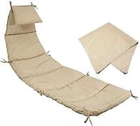 Chaise Fabric Replacement Cushion and Umbrella - Upgrade Your Hanging Hammock Chair, Lounge Chair, and Chaise with Resilient and Stylish Accessories Enhance Your Outdoor Experience