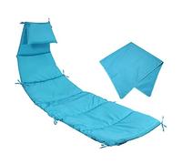 Chaise Fabric Replacement Cushion and Umbrella, Upgrade Your Outdoor Hanging Hammock Chair, Hanging Lounge Chair, Chaise With Resilient And Stylish Accessories