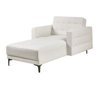 Beliani Chaise Longue Aberdeen Fabric Off-White