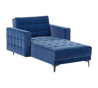 Chaise Longue ABERDEEN Velvet Blue