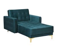 Chaise Longue ABERDEEN Velvet Teal