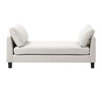 Chaise Longue ARCHIANE Fabric Light Beige