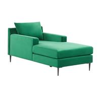 Chaise Longue GUERET Velvet Green