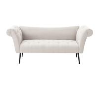 Chaise Longue NANTILLY Fabric Light Beige