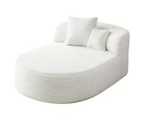 Chaise Lounge Sofa Bed with 2 Pillows,High-Density Sponge No Frame Floor Sofa for Living Room,Compressed Vacuum Packaging for Kids Adults Seniors A,131 * 173 * 68cm