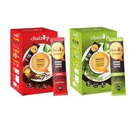 Chaizup Instant Premix Cardamom And Masala Tea, Karak Ready to Drink Masala And Cardamom Flavour Tea, 20 Sachets x 14 gm, Two Flavour Premix Chai, 280gm, Premix Tea powder