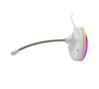 CHAKAE 1. USB LED Gaming Microphone With Noise Cancellation Adjustable Desktop Mic For PC Conference Online Class Streaming USB Conference Microphone