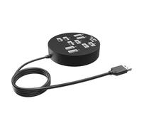 CHAKAE 10 Port USB 2.0 Round Charging Adapter USB Docking Station 480Mbps For Efficient Data Management Splitter Round Docking Station