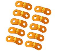 CHAKAE 10pcs Outdoor Tent Line Locks Light Weight Tent Fasteners Line Adjusters For Outdoor Camping And Expeditions Red Cord Locks