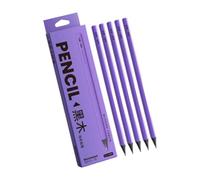 CHAKAE 12PCS Ergonomic Hexagonal Pencils for Students School Art Drafting Sketching Wooden Grip Children's Practice Pencils for Beginner