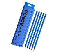 CHAKAE 12PCS Ergonomic Hexagonal Pencils for Students School Art Drafting Sketching Wooden Grip Children's Practice Pencils for Beginner