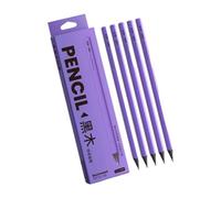 CHAKAE 12PCS Ergonomic Hexagonal Pencils for Students School Art Drafting Sketching Wooden Grip Children's Practice Pencils for Beginner