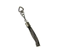 CHAKAE 15cm Fashionable Tassels Keychain Metal Bag Pendant Stylish Keyring For Daily Use Travel Gears Bag Decoration Trendy Luggage Tassels