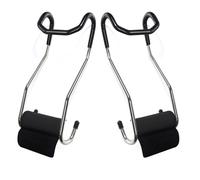 CHAKAE 1Pair Dumbbell Spotter Hook Hangers Portable Heavy Power Dumbbells Rack Attachments Dumbbell Hook Barbell Attachments Spotter Hangers