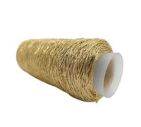 CHAKAE 200g/Roll Metallic Crochet Thread, Sparkling Silver Polyester Yarn for Knitting, Weaving, Making Bag, Keychain Charm