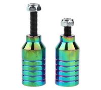 CHAKAE 2pcs Colorful Scooters Peg Aluminium Alloys Peg Professional Scooters Street Cycling Accessories Antiskid