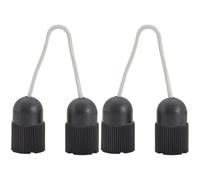 CHAKAE 2pcs Wishbone Latex Tube Adapter Fishing Tool For Speargun Rubber Band Spearfishing Connector Spear Connection Accessory Threaded Cap Speargun Rope Adapter