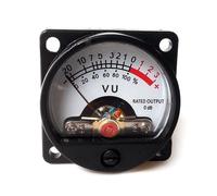 CHAKAE 34mm Analog Volume Unit Meter 500uA 630Ohm With Backlight 39 Type 500VU Gauge For Amplifiers High Precised VU Meter