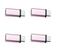 CHAKAE 4pcs 8Pin To USB C Converters 8Pin To Type C Adapter For Phone15/16 Adapter Superior Durability Type