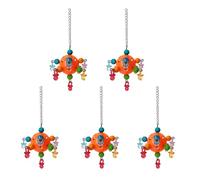 CHAKAE 5lots Avian Stimulating Toy Pet Enrichment Toy Parrots Foraging Shredders For Feathered Pet Removable Treat