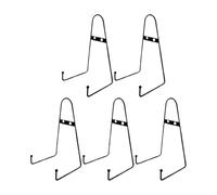 CHAKAE 5pcs Large Black Display Stand For Plates And Artistic Collections Wall Tabletop Easel Museums Gallery Artwork Holder Home Decoration Rack