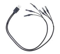 CHAKAE 6 Ports FPC Power Supply Test Cable Repairing Accessories Test Boot Line For 15 14 13 12 USB Power Boot Line Professional Technician Tool