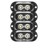 CHAKAE ABS PC Construction 2LED Strips Warning Light For Trailers Trucks 12-24V Voltages High Intensity Lighting Weatherproof Trailer Strips Lamp