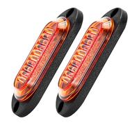 CHAKAE ABS PC Construction 2LED Strips Warning Light For Trailers Trucks 12-24V Voltages High Intensity Lighting Weatherproof Trailer Strips Lamp