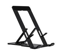 CHAKAE Adjustable Aluminum Folding Phone Stand for 4-12Inch Devices NonSlip Base & Portable Desktop Design Aluminum Alloy Foldable Phone Tablet Stand