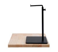 CHAKAE Adjustable Clay Sculpture Display Stand With Wood Base For Pottery Clay Carving Shaping Modelling And Art Project Metal Holder