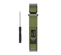 CHAKAE Adjustable Nylon Watch Strap Soft Skinfriendly Wristband Breathable Belt For Watch Outdoor Sports Daily Wear Dark Green Watchband