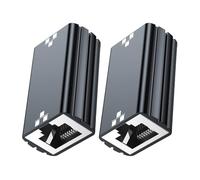 CHAKAE Aluminum Alloy RJ45 Splitter Adapter For Ethernet Cable Extension And Networking Sharing LAN Splitter For Routers/switches