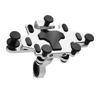 CHAKAE Aluminum Alloys Bike Phone Holder Motorcycles Handlebars Mount Clip For Electric Mountain Motorcycle Nonslip Bicycles Navigations Holder