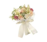 CHAKAE Beautiful Artificial Roses Peony Bouquet For Bride And Bridesmaid Wedding Decoration Flower Bouquets Optional Bride Bridesmaid Flowers
