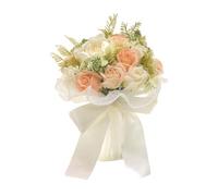 CHAKAE Beautiful Artificial Roses Peony Bouquet For Bride And Bridesmaid Wedding Decoration Flower Bouquets Optional Bride Bridesmaid Flowers