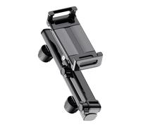 CHAKAE Car Headrest Phone Tablet Holder Double Rod Foldable 360 Degree Rotating Stand Holder Vehicle Backseat Mount Car Back Seat Headrest Tablet Mount