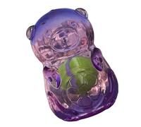 CHAKAE Cartoon Bear Food Leaking Soft Pet Dog Toy Ball Treats Toy For Indoor And Outdoor Fun Great For Boredom Dog Home Use Chewing