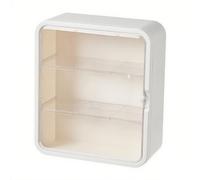 CHAKAE Clear Wall Hanging Organizers For Collectible Display With Shelves Space Saving Storage Cabinet For Home Office Wall Mounted Display Case