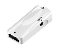 CHAKAE Compactly HDTV To VGA Adapter With 3.5mm Cable For Chromebooks Projectors Displays Improve Signals Performances HDMIs To VGA Adapter