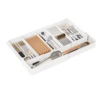 CHAKAE Customizable Kitchen Drawer Organizers Practical Homes Kitchen Storage Tray Expandable Drawer Organizers For Utensils Household Organization Tools
